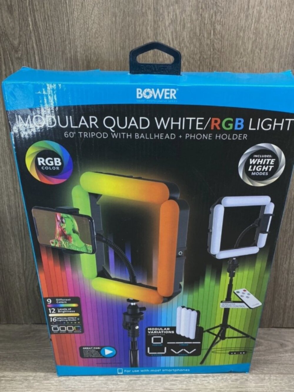 Bower Quad Rectangle Ring Light.